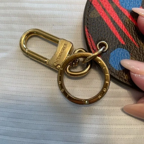 Louis Vuitton. RARE Limited Edition Jungle Dots Bag Charm. Statement piece! - Picture 6 of 10